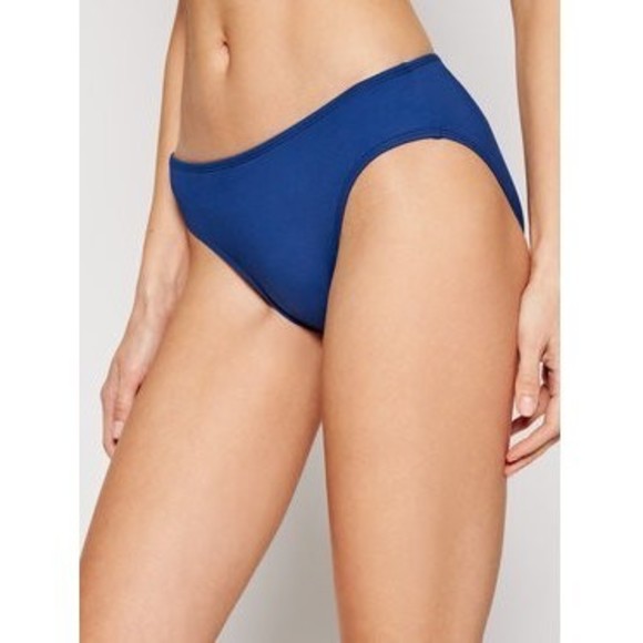 Lauren Ralph Lauren Swimwear Bottoms Sapphire, Mid Rise, Nylon/Elastane, Size 4 - Picture 1 of 5